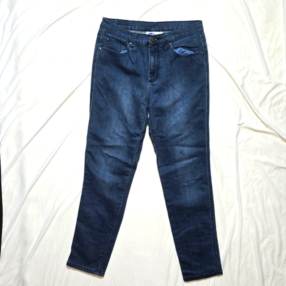 DG2 by Diane Gilman Blue Skinny Jeans
